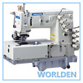 WD - 1508P Flachbett Doppel Kettenstichmaschine mit Horizontal Looper Bewegungsmechanismus